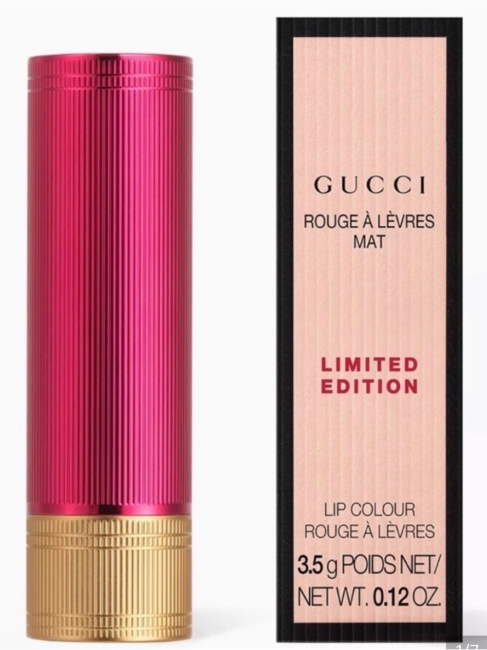 Gucci Limited Edition Matte Lipstick in Janet Rust 505